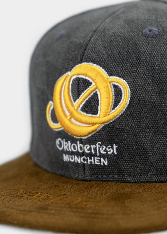 Cap "Oktoberfest München" - dunkelgrau (Snapback)
